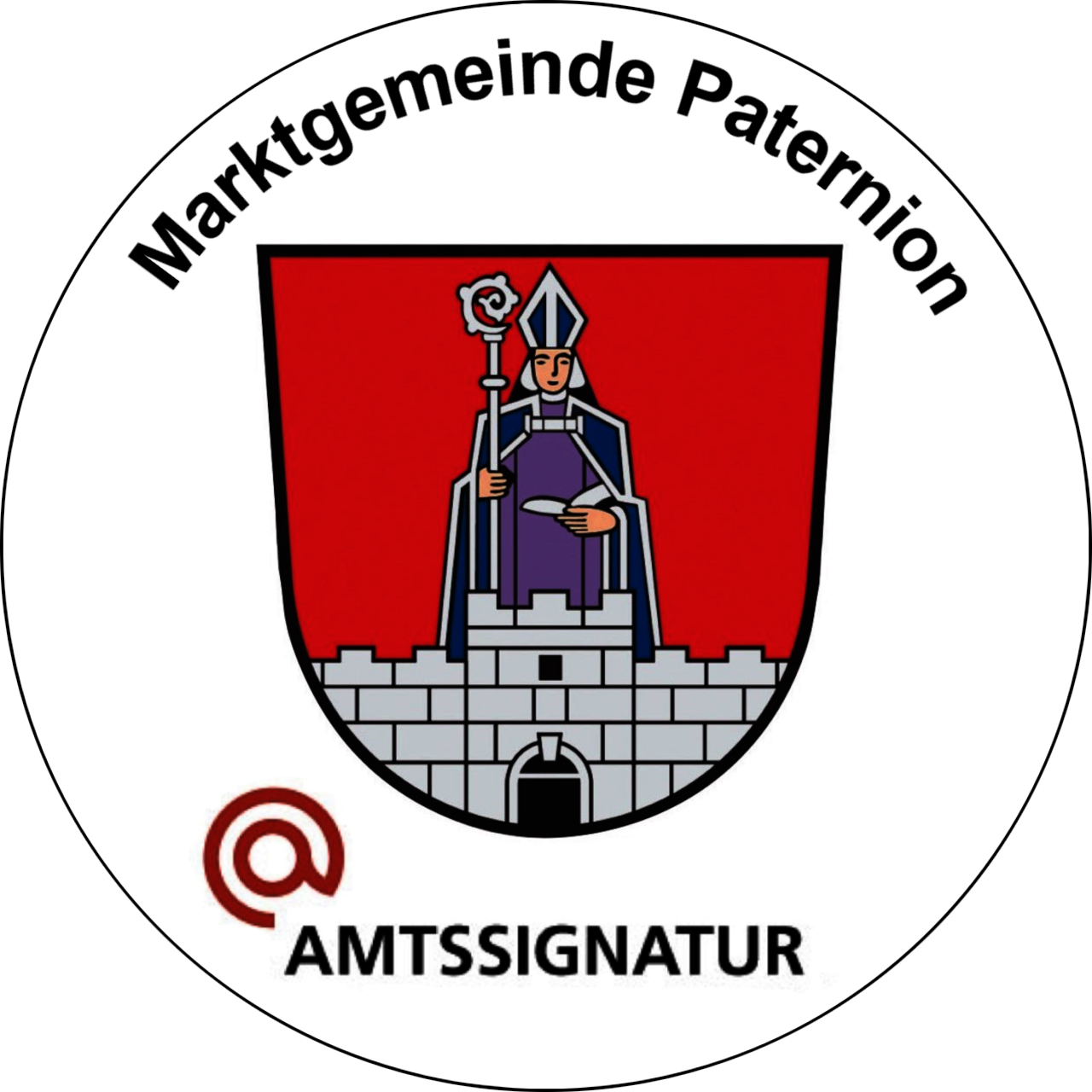 Amtssignatur Marktgemeinde Paternion (Wappen)
